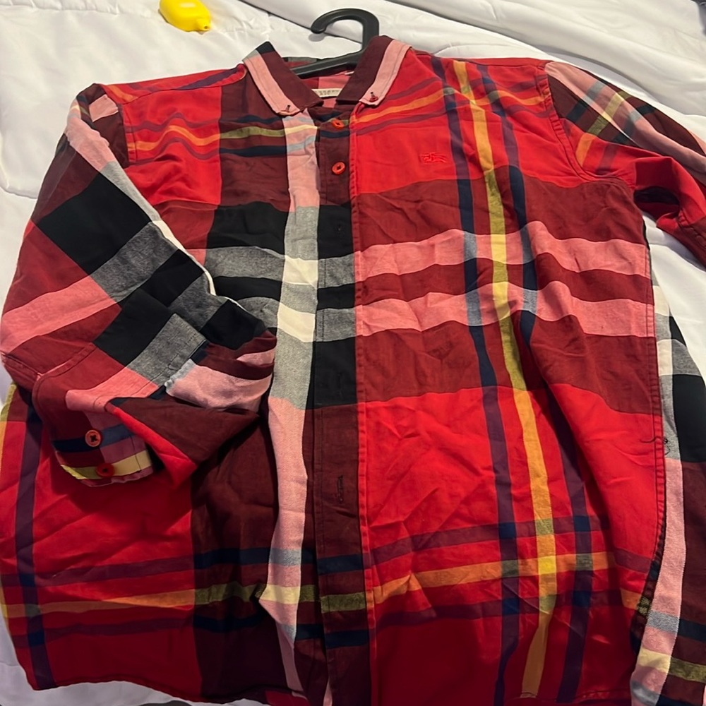 Men’s vintage Medium Burberry button up